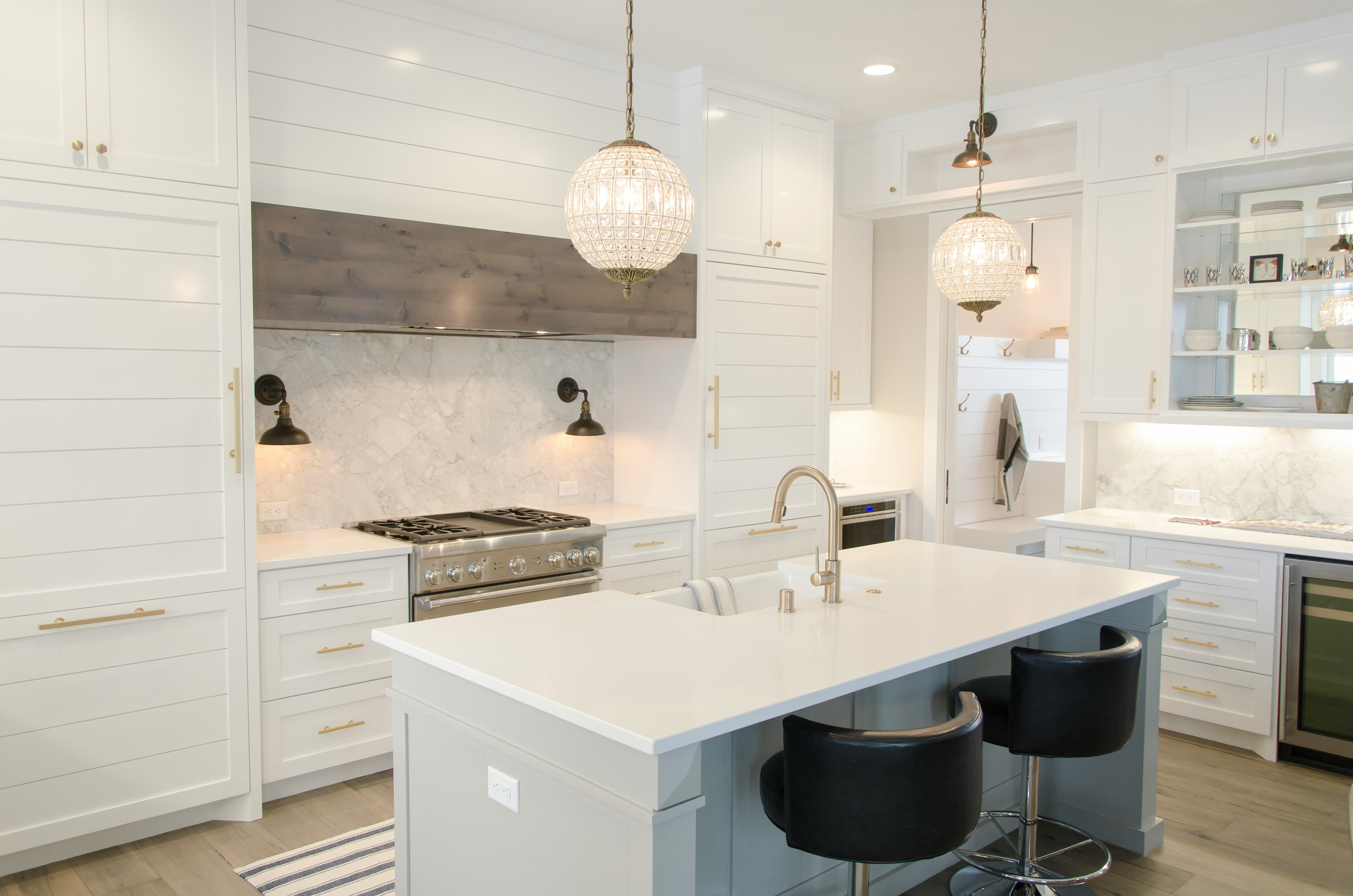 Warm, softly lit kitchen with pendant lighting — SoulClean, Burleigh Heads